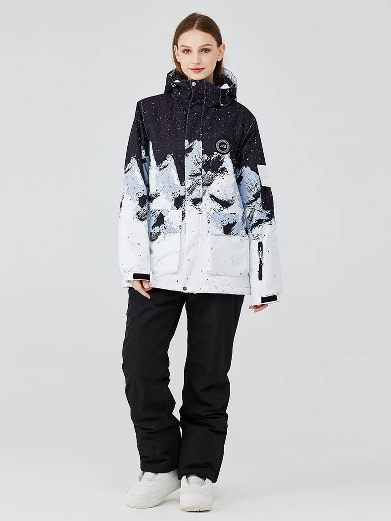 Sporty Winter Ski Snow Jacket Windproof Snowear