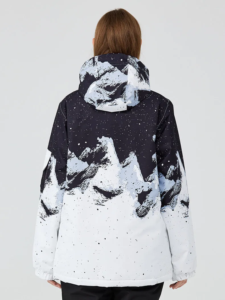 Sporty Winter Ski Snow Jacket Windproof Snowear