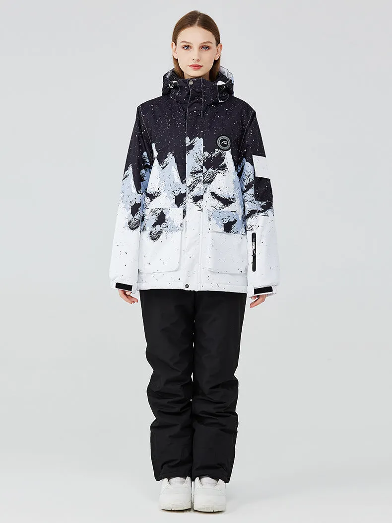 Sporty Winter Ski Snow Jacket Windproof Snowear
