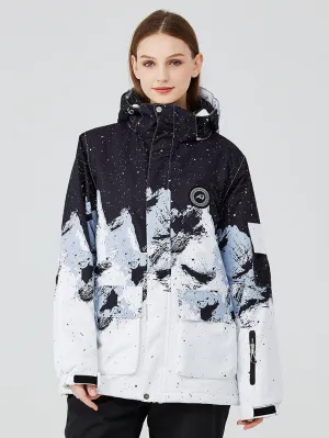 Sporty Winter Ski Snow Jacket Windproof Snowear