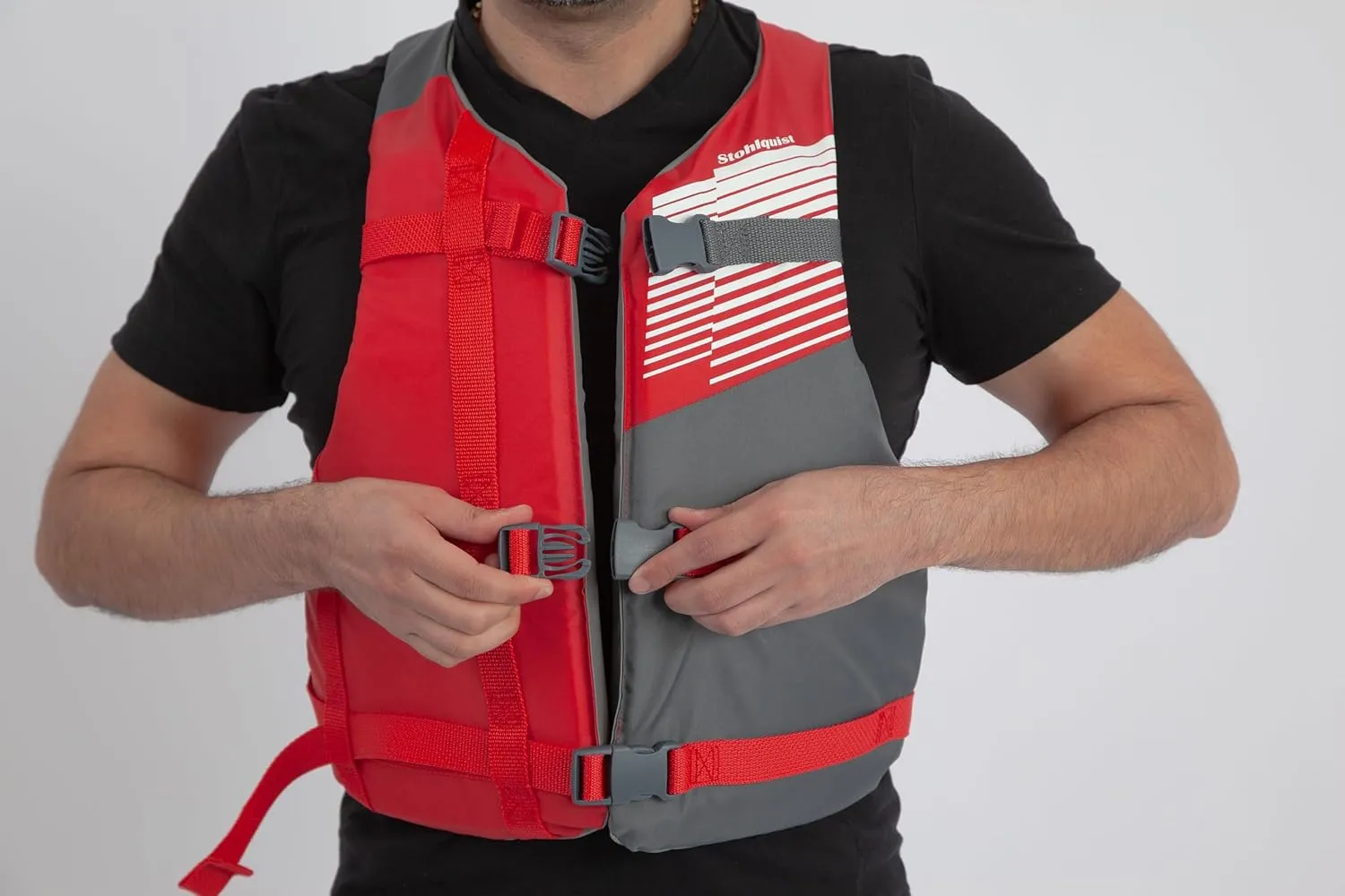 Stohlquist Fit Youth Life Jacket - Coast Guard Approved, High Mobility PFD, Buoyancy Foam, Fully Adjustable for Children Around 75-125 lbs