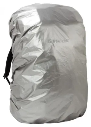 Trekmates Reversible Rucksack Rain Cover (15L)(Silver/Dark Grey)
