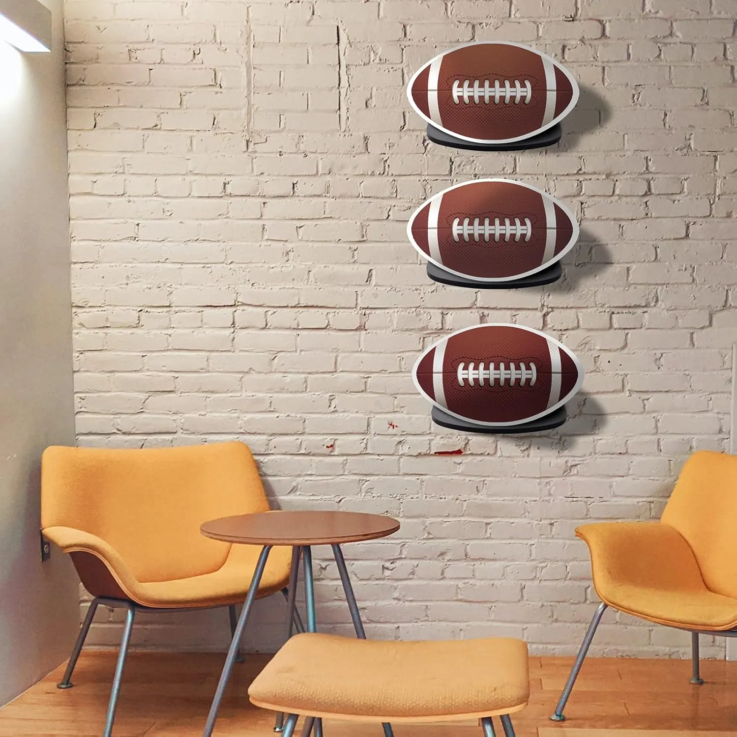 TRINENOX Ball Rack, Acrylic Display Stand, Basketball Soccer Volleyball Rugby Football Holder