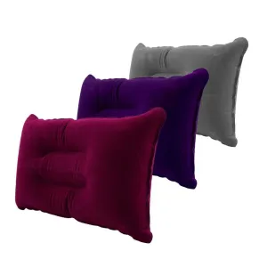Ultra Soft Inflatable Travel Pillow-For Support While Sleeping
