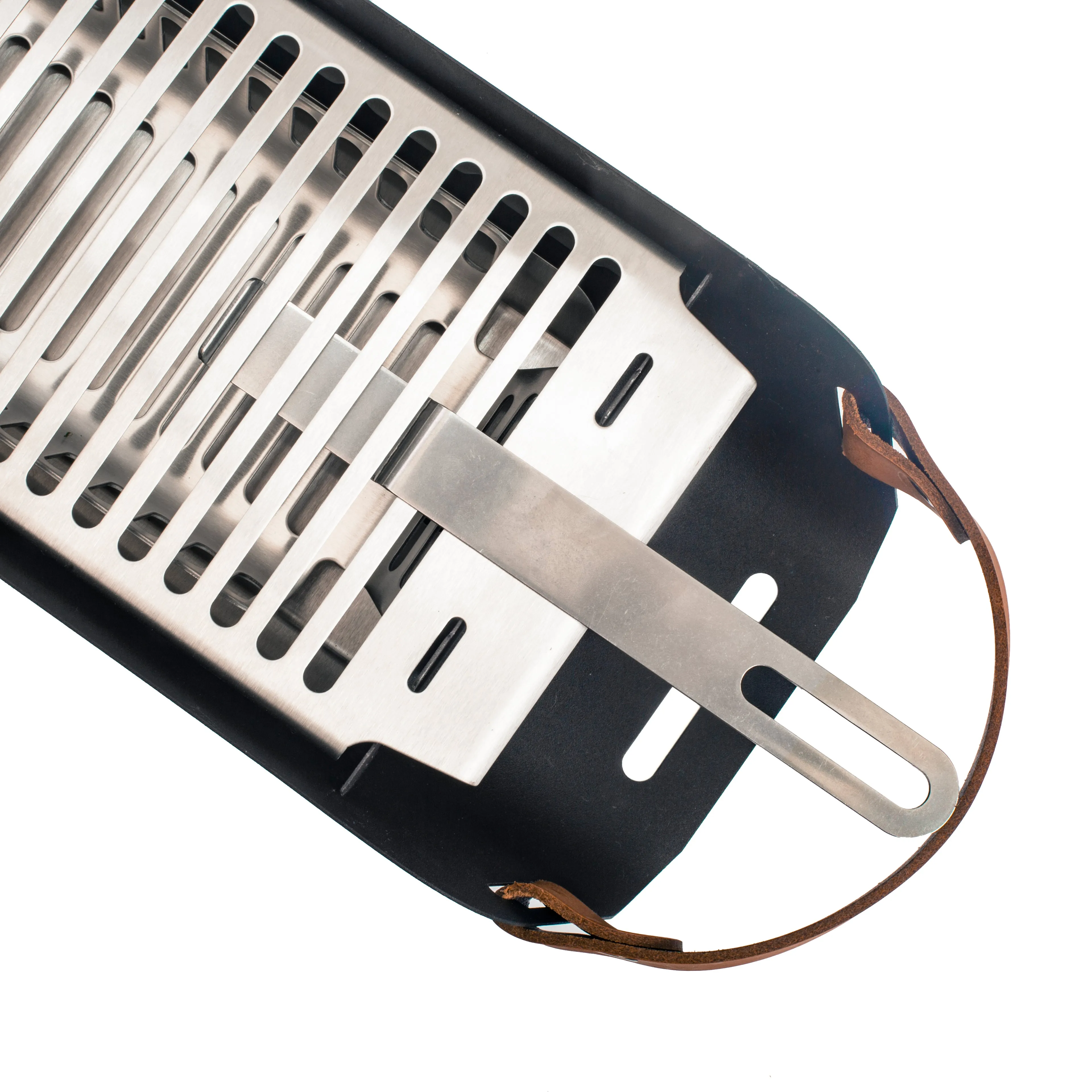 UNA Portable Table-top Charcoal Grill - Strawberry Red
