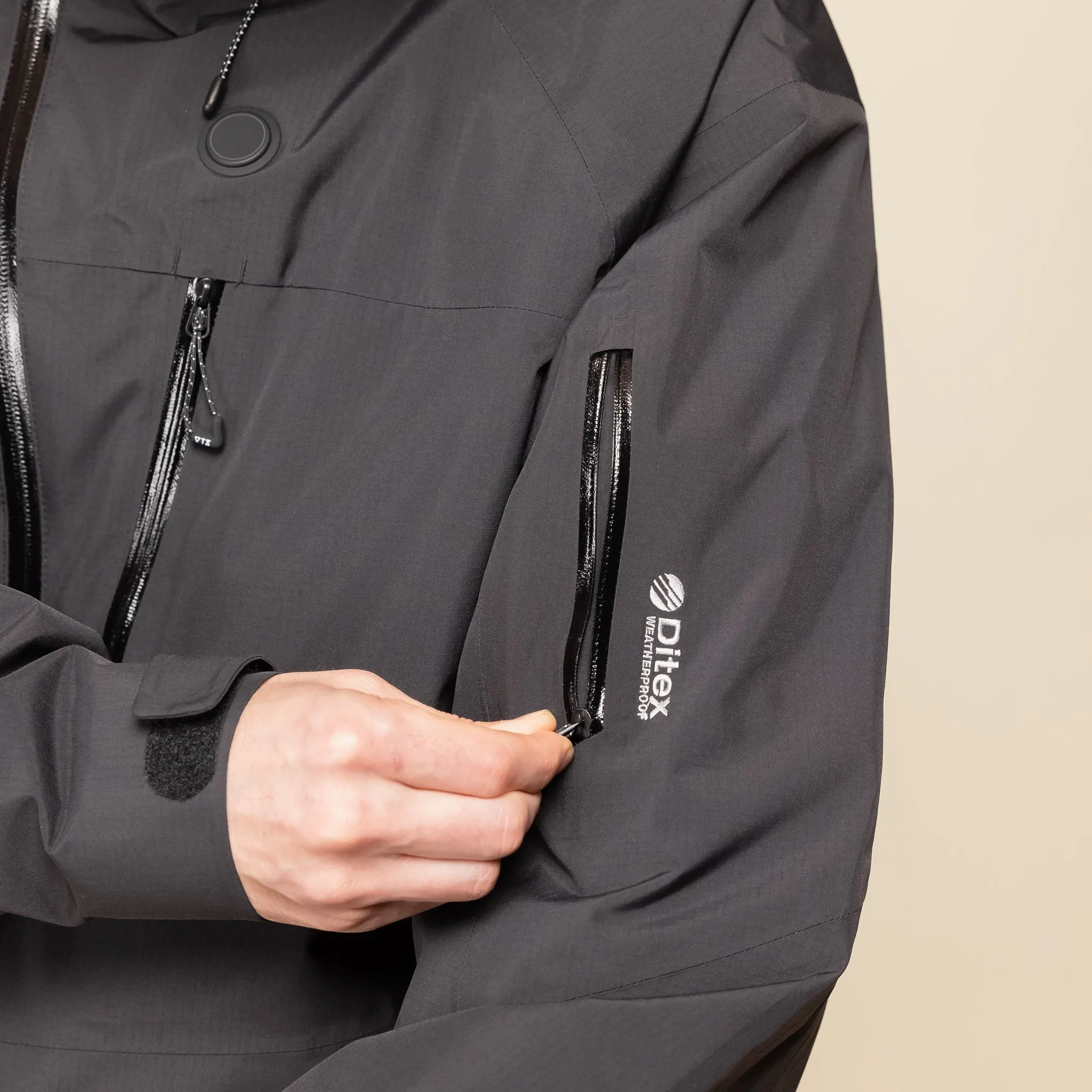 Vertex-NXL - 3L Temp Control Jacket - Black