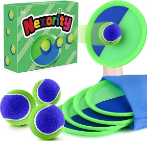 Waterproof Toss and Catch Ball Set - Beach Toys for Kids, Outdoor Beach, Pool and Yard Games for Boys and Girls, Improves Focus, Great for Exercise, Fun Easter, Birthday Gift Idea