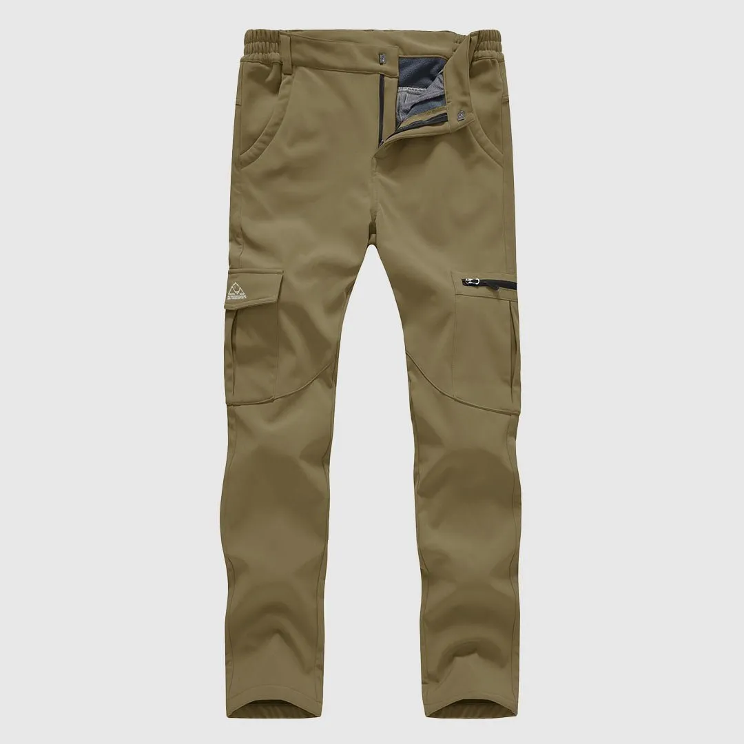 Women's Outdoor Hiking Fleece Lining Cargo Pants