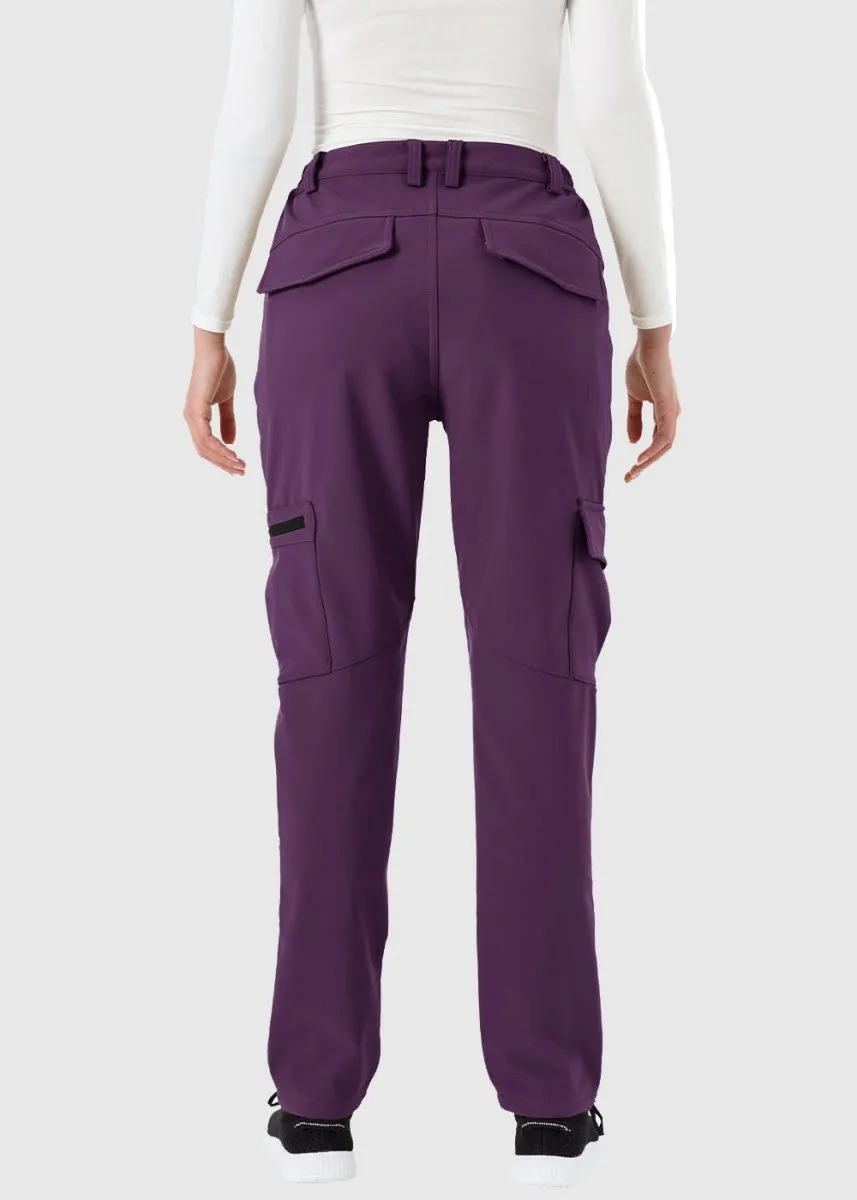 Women's Outdoor Hiking Fleece Lining Cargo Pants