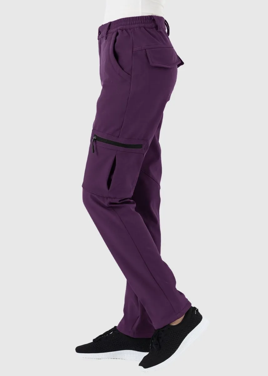 Women's Outdoor Hiking Fleece Lining Cargo Pants
