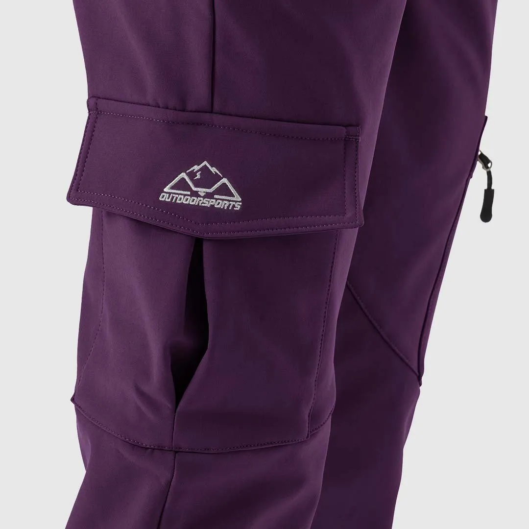 Women's Outdoor Hiking Fleece Lining Cargo Pants