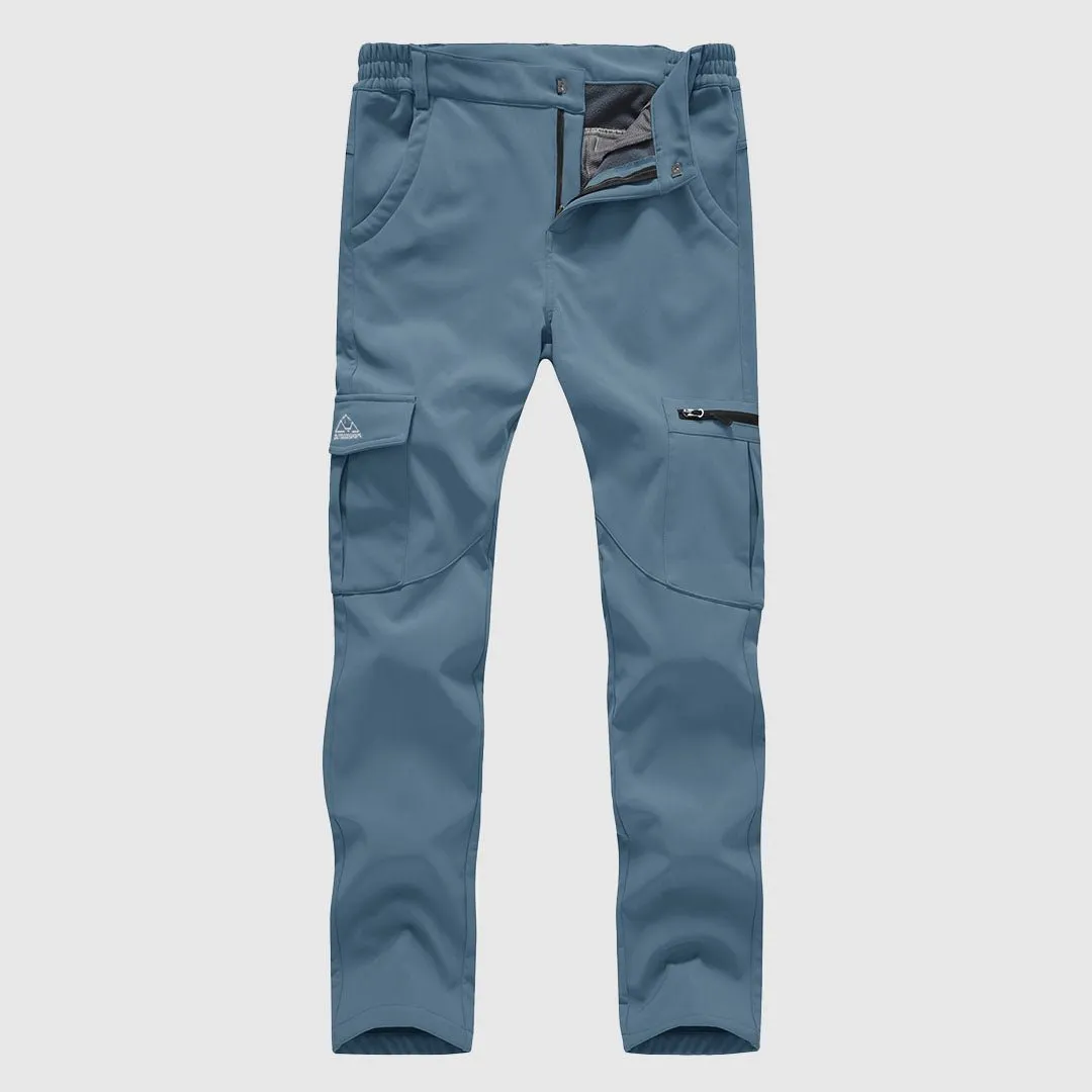 Women's Outdoor Hiking Fleece Lining Cargo Pants