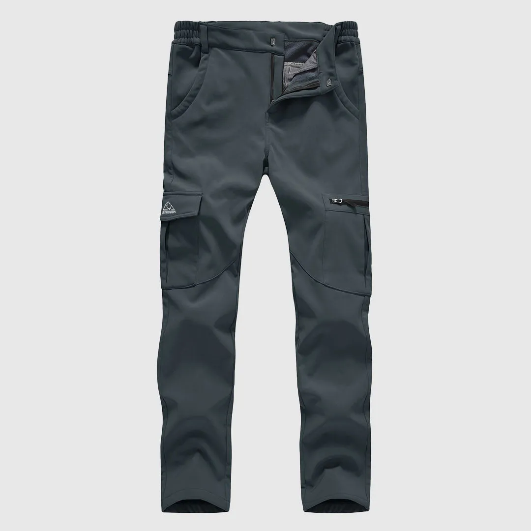 Women's Outdoor Hiking Fleece Lining Cargo Pants