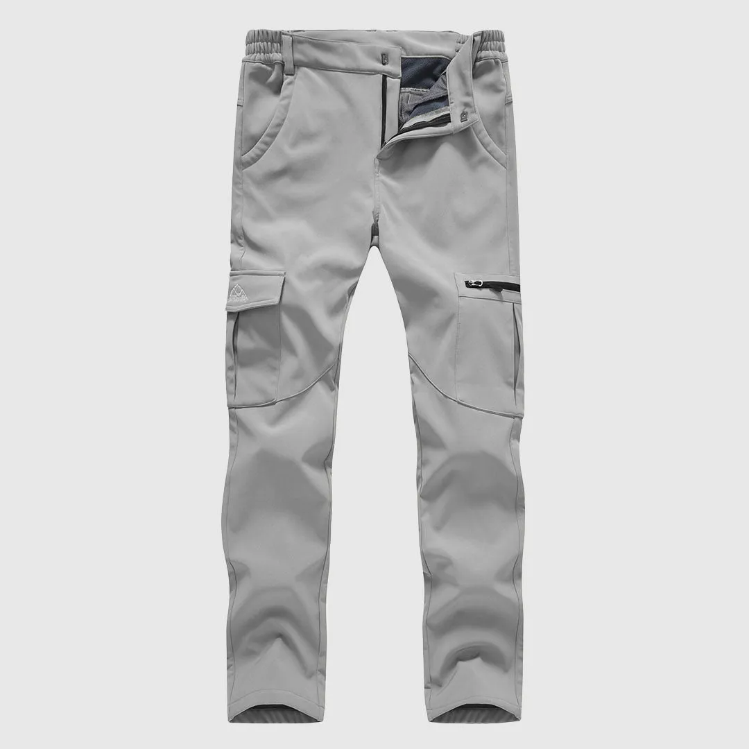 Women's Outdoor Hiking Fleece Lining Cargo Pants