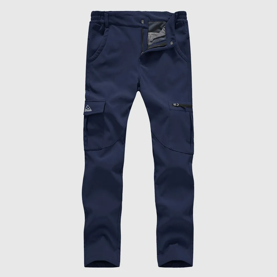 Women's Outdoor Hiking Fleece Lining Cargo Pants