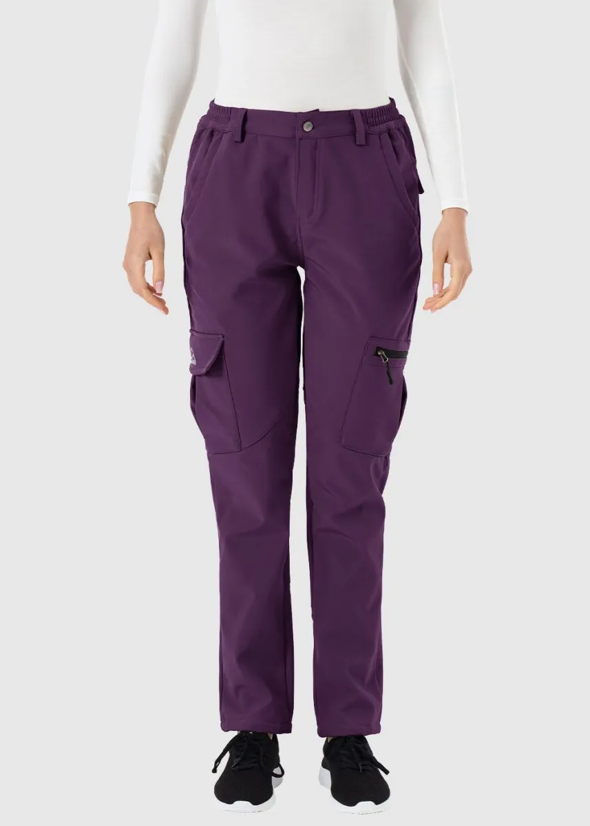 Women's Outdoor Hiking Fleece Lining Cargo Pants