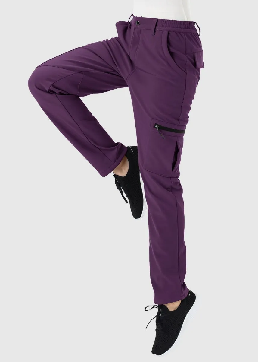 Women's Outdoor Hiking Fleece Lining Cargo Pants