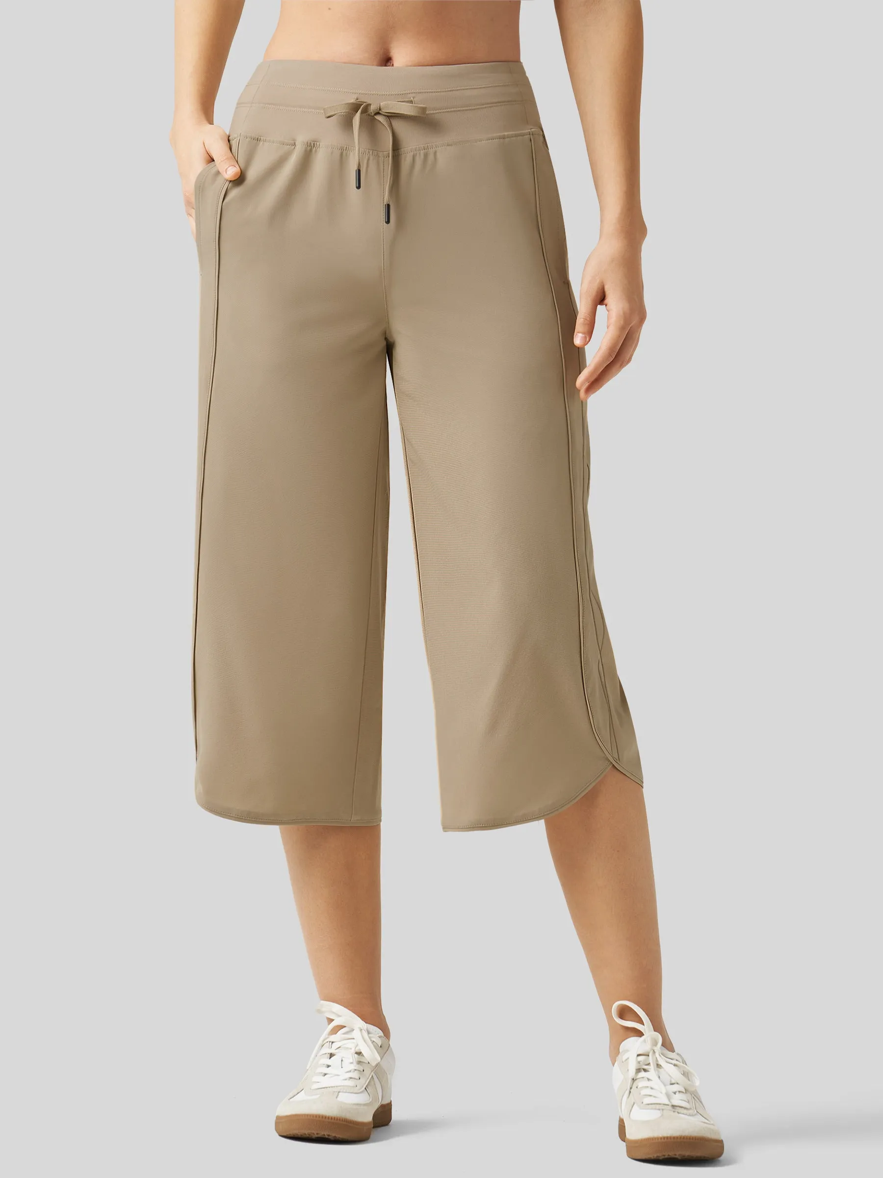 Women's Ultra-soft Wide Leg Capri