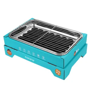 ZOOPIP BBQ grill, household outdoor portable carbon grill, barbecue grill, outdoor barbecue tool, small barbecue grill